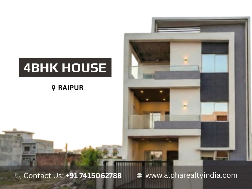 4BHK House for Sale, Near Kamal Vihar, Raipur | Ganesha Park