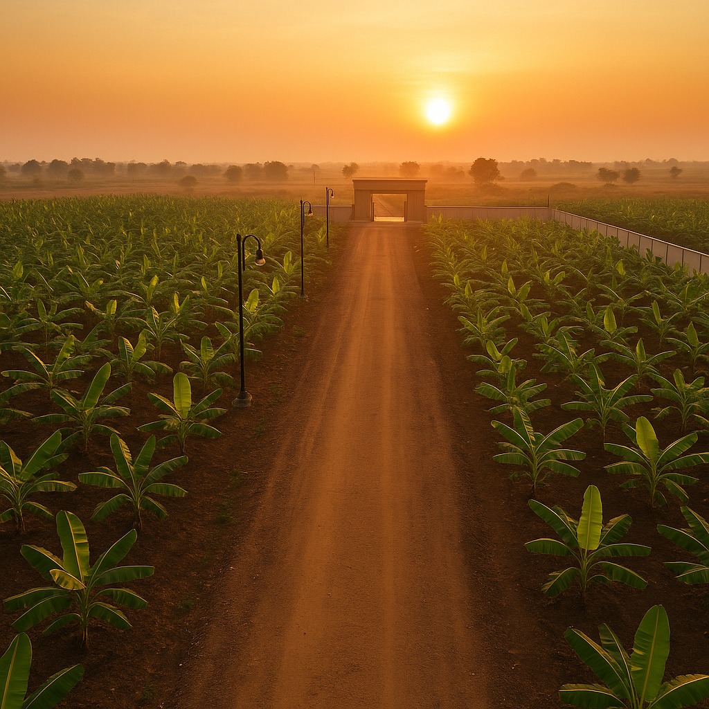 Banana Farm Plots For sale - On Bendri, New Raipur