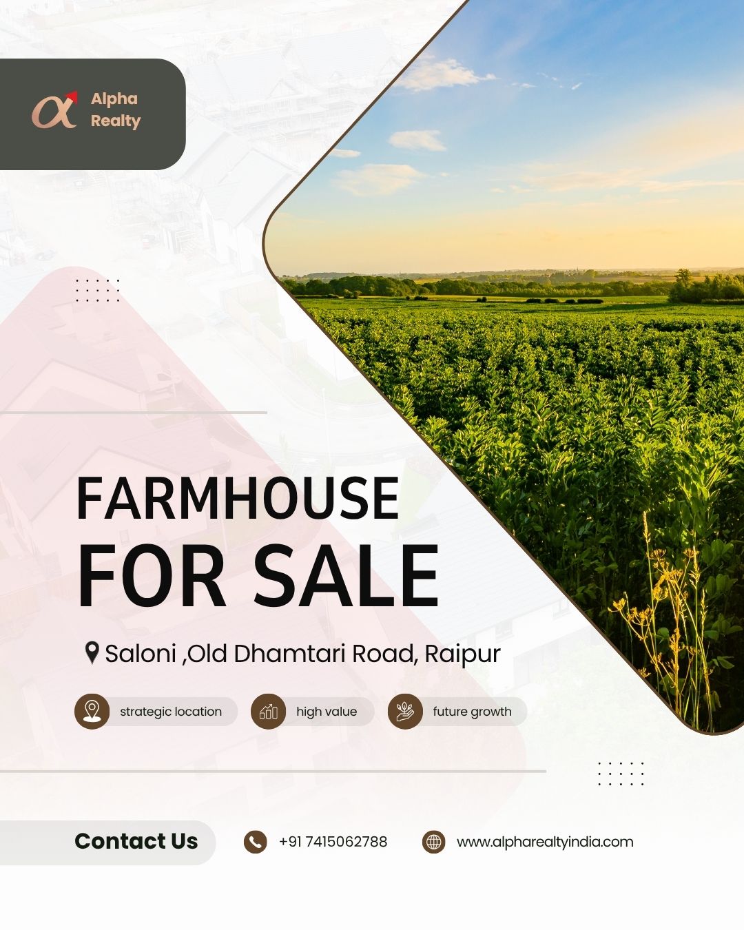 Farmhouse Plots on Old Dhamtari Road Raipur |