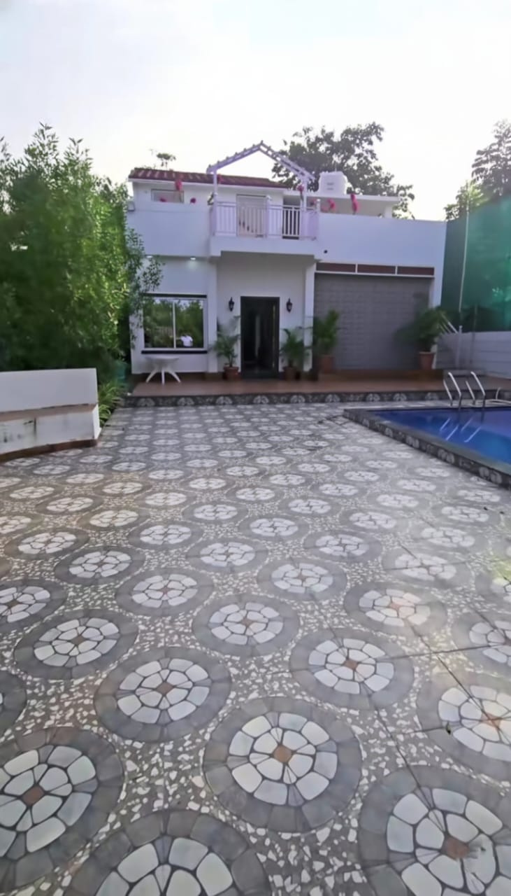 2BHK Farmhouse For Sale | Private Pool, 8000 Sqft Plot | Raipur