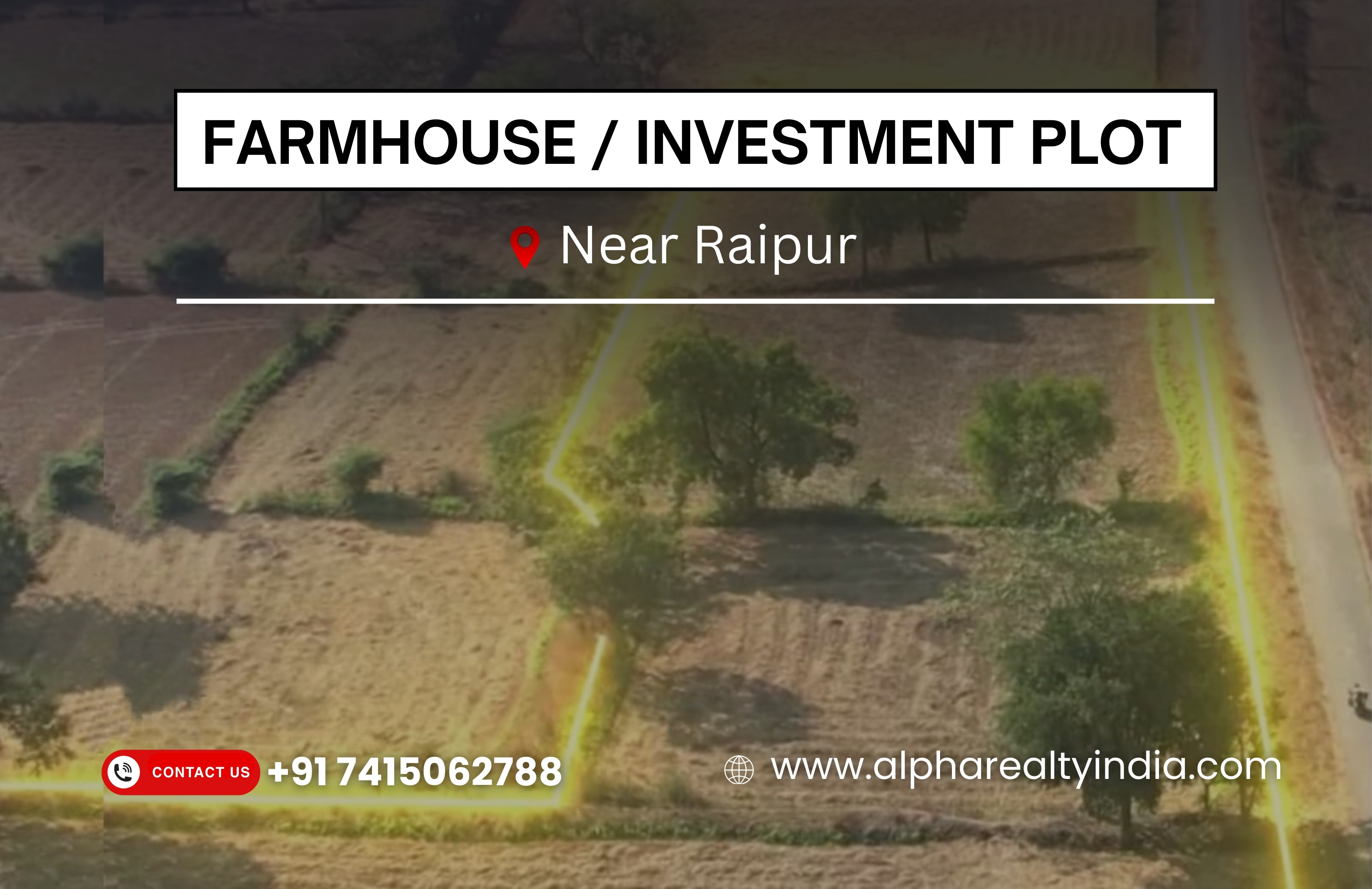 Farmhouse / Investment Plot For Sale Near Raipur