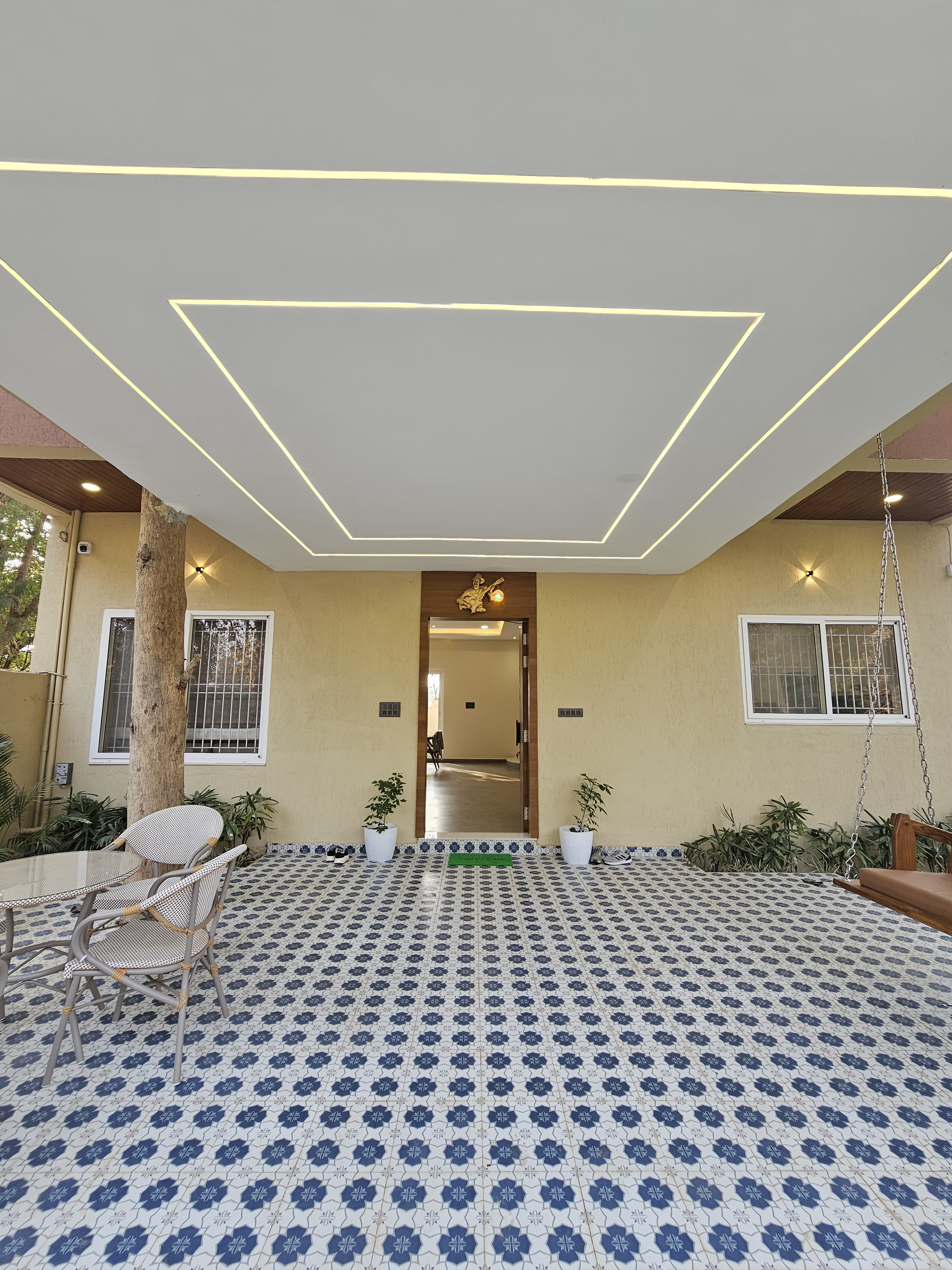 Luxury Furnished 2 BHK Farmhouse for Sale Near VIP Road Raipur | Swimming Pool & Landscaped Garden